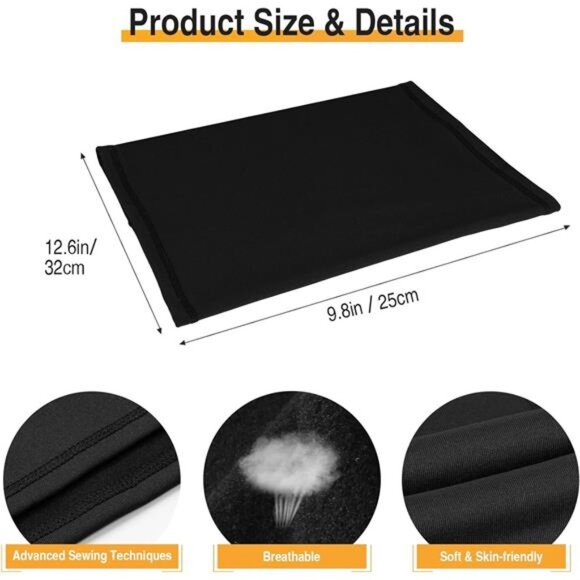 2 Pack Winter Neck Gaiter Warmer for Men&Women,Windproof Face Cover Fleece Face - Picture 4 of 8